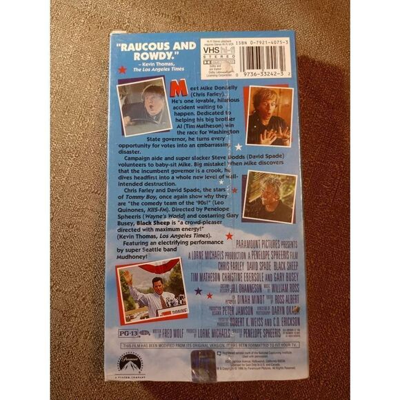 "Black Sheep" on VHS - Factory Sealed (0582) - Picture 2 of 2